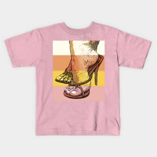 woman feet Kids T-Shirt